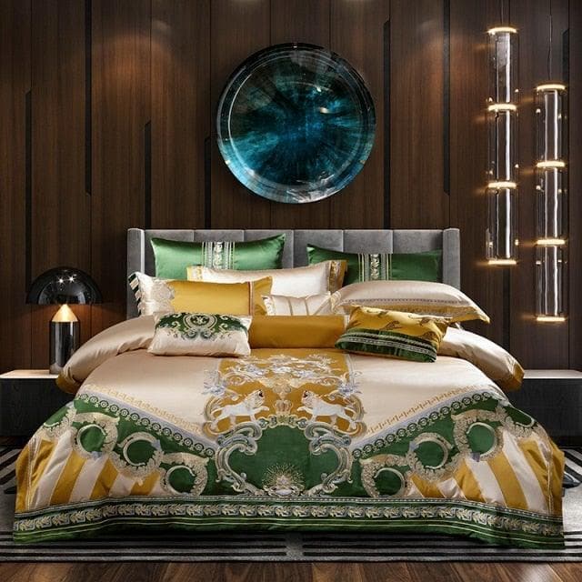 Faux sale silk bed set