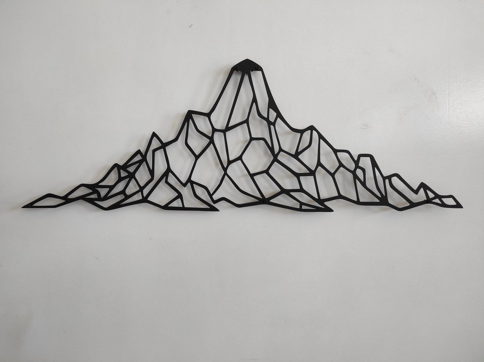 Geometric Mountain Metal Wall Art - MAIA HOMES