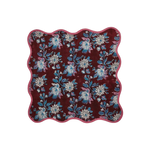 Hand Block Printed Emma Scalloped Cotton Napkins