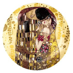 Klimt Kiss Oil Painting Decorative Wall Hanging Plate Kiss