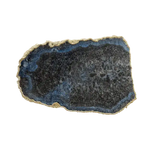 Large Black and Blue Agate Cheese Platter Tray