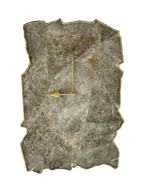 Large Grey Agate Rectangular Wall Clock 10 x 15