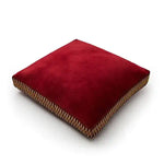 Macron Chenille Floor Seating Cushion Burgundy 22" x 22"