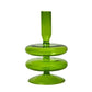 Ninia Collection of Green Glass Candle Holders - MAIA HOMES