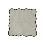 Scallop Striped Square Cotton Napkins