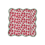 Strawberry Hand Block Printed Cotton Napkins