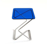 The Square Crystal Table | Award-winning Design Navy Stainless