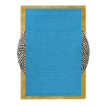 Water Earth and Sun Hand Tufted Wool Rug