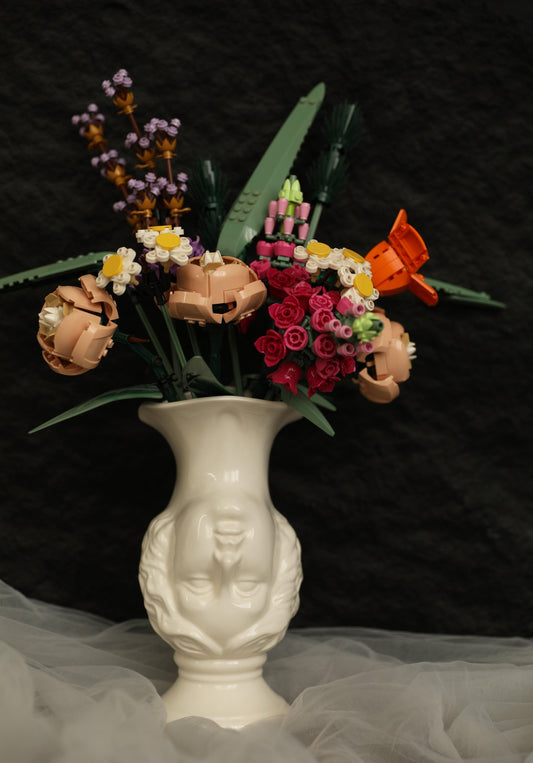 White Greek Goddess Female Decorative Vase - Selene - MAIA HOMES