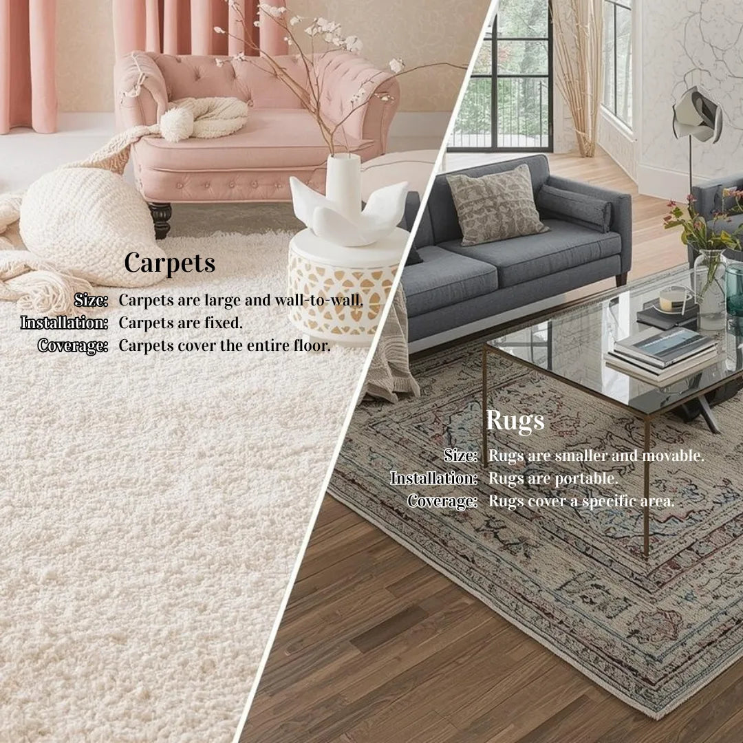 Carpets vs Rugs