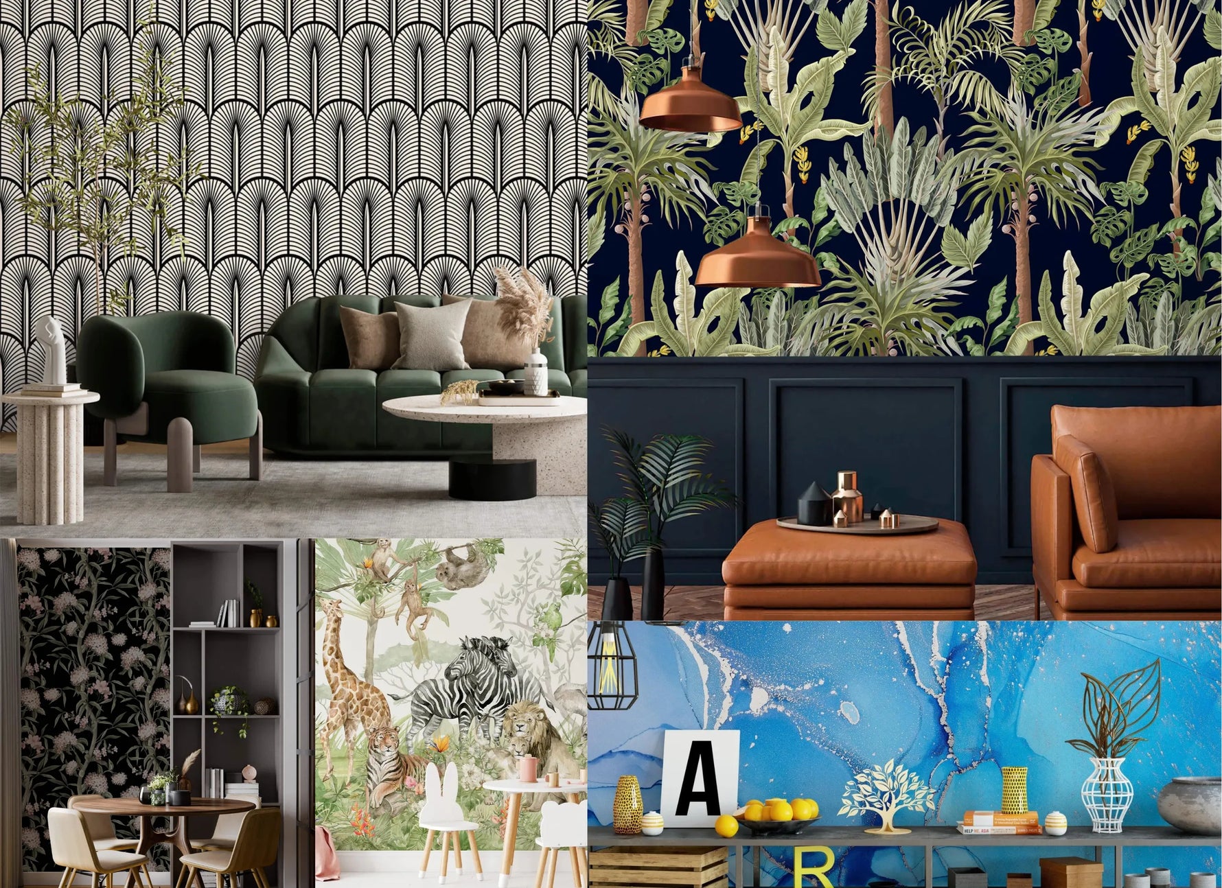 Transform Your Home with Geometric Wallpapers from Maia Homes: Style That Speaks to You - MAIA HOMES