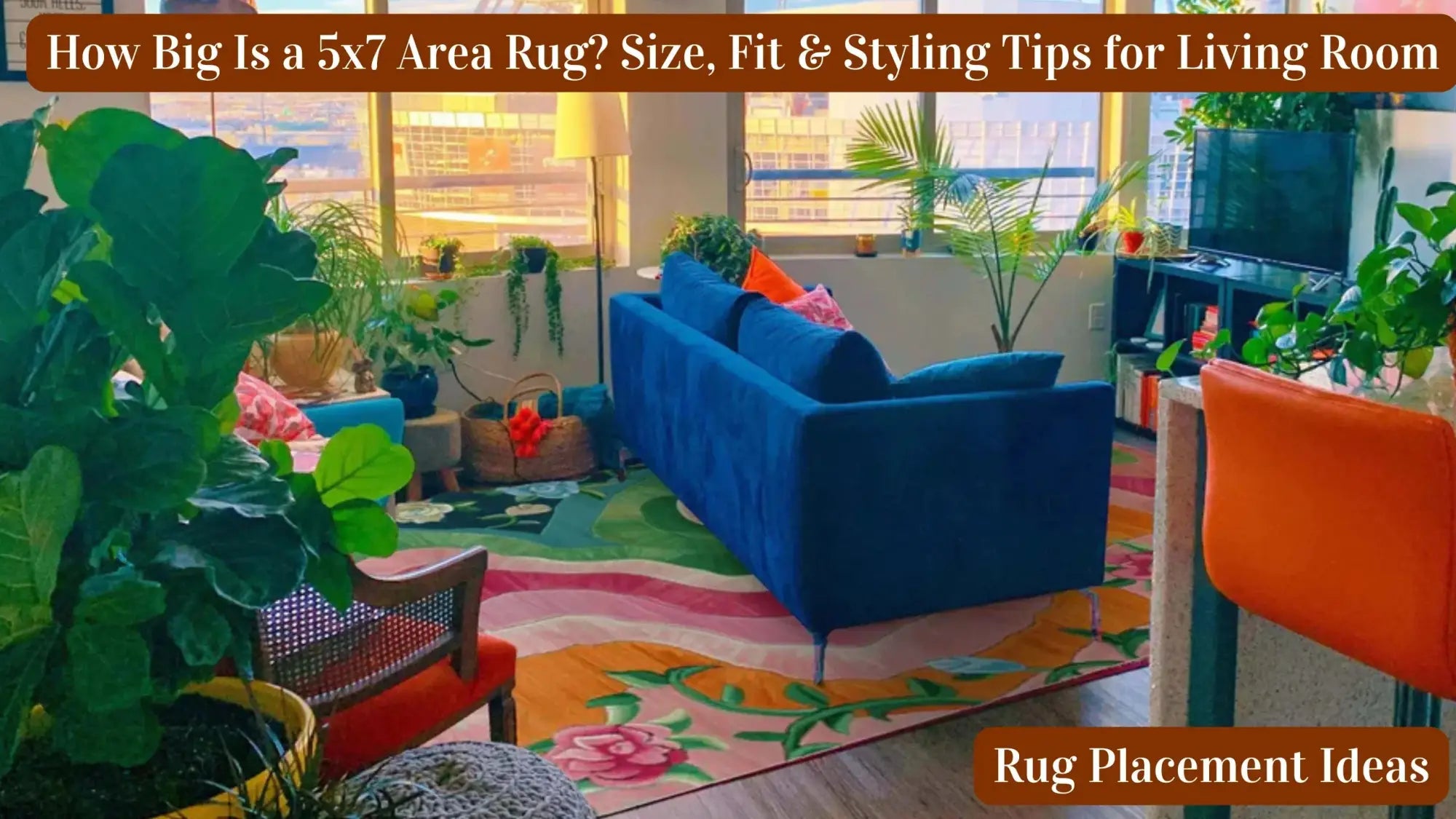 How Big Is a 5x7 Area Rug? Size, Fit & Styling Tips for Living Room ...