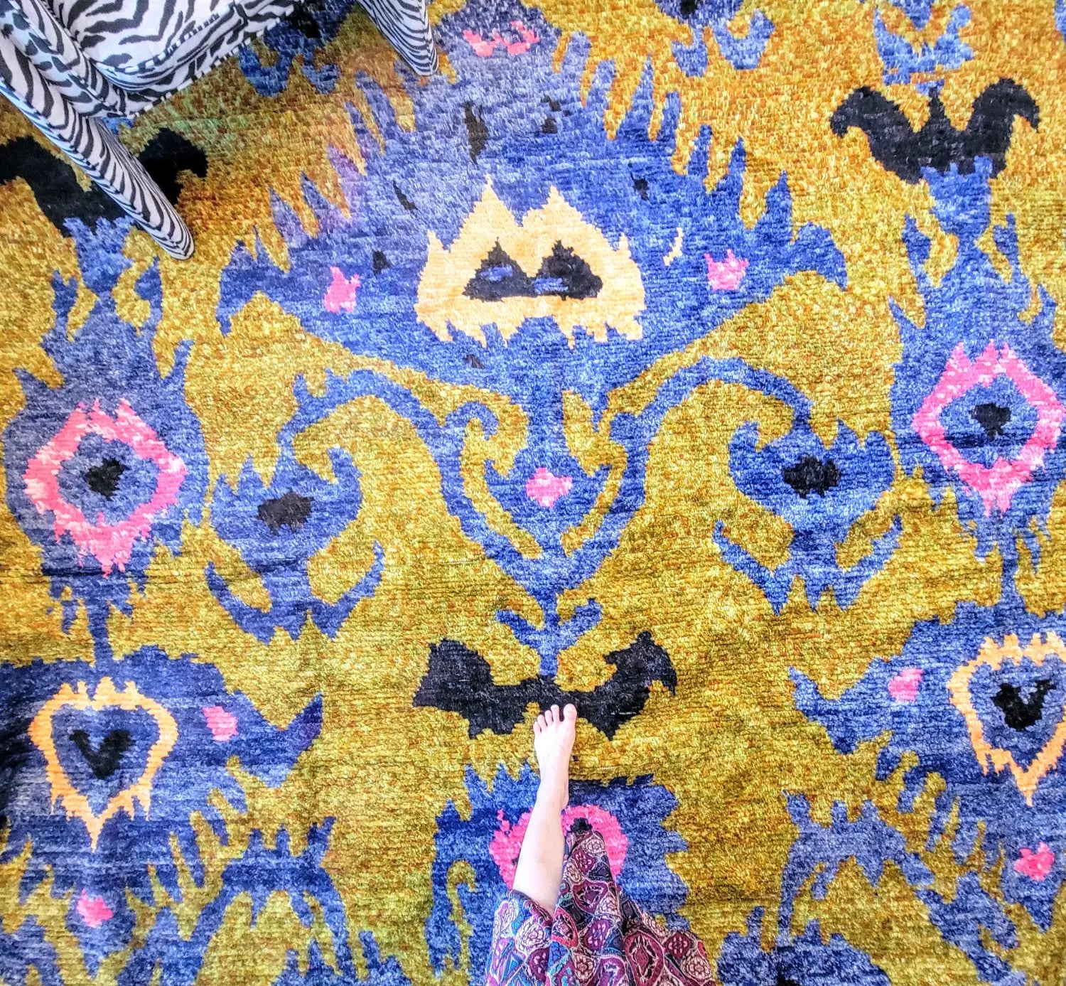 Large Hand Knotted Rugs