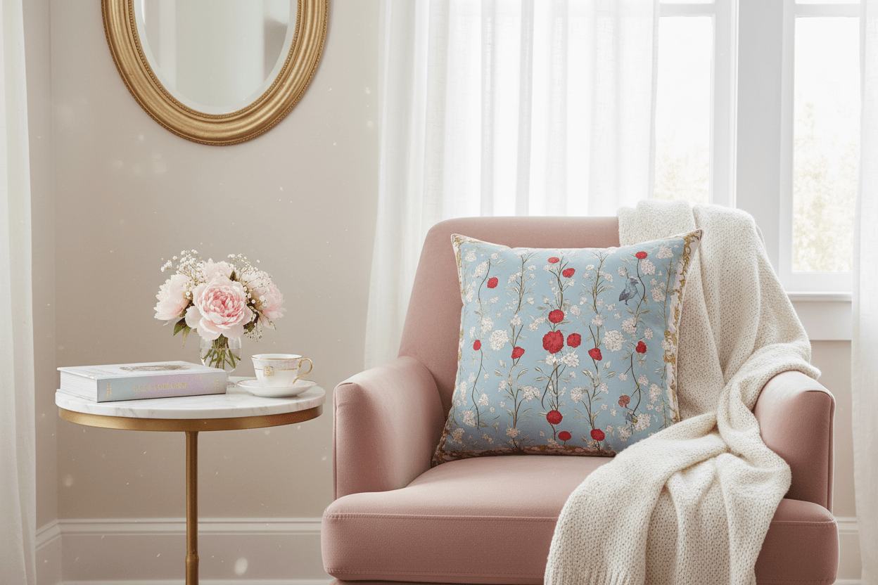 Printed Throw Pillows - MAIA HOMES