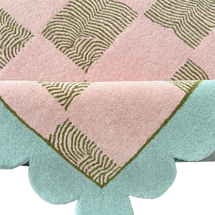 Designer Scalloped Rugs