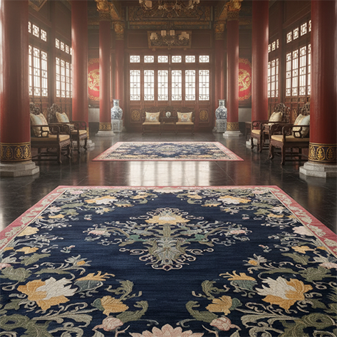 Large Area Rugs By 1001 Knots on Maia Homes