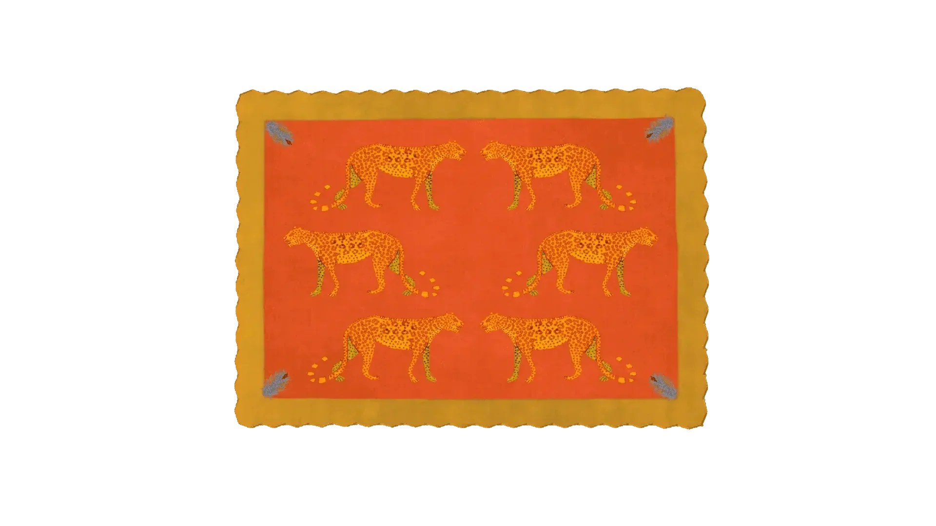 Orange Rugs - MAIA HOMES