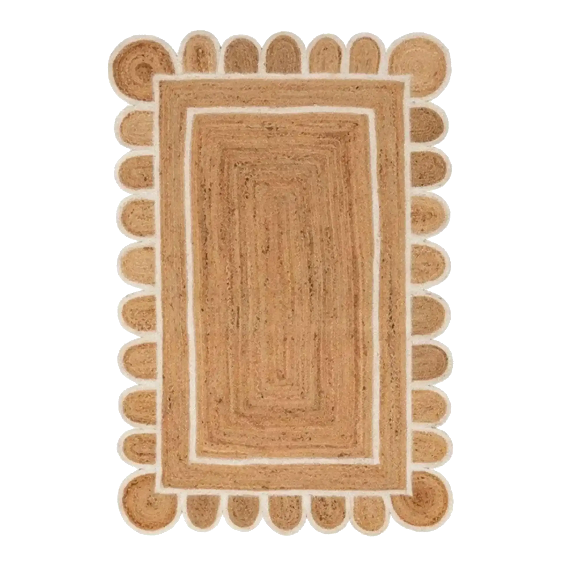 Scallop Jute Rug