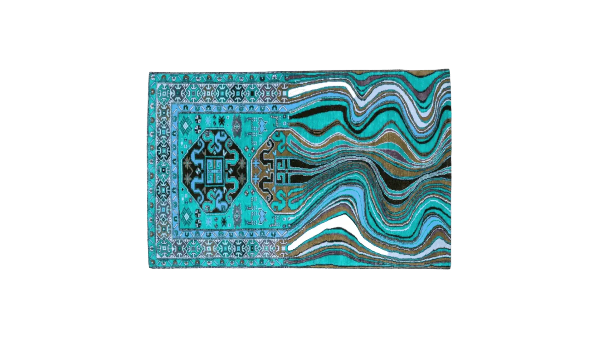 Turquoise Rugs - MAIA HOMES