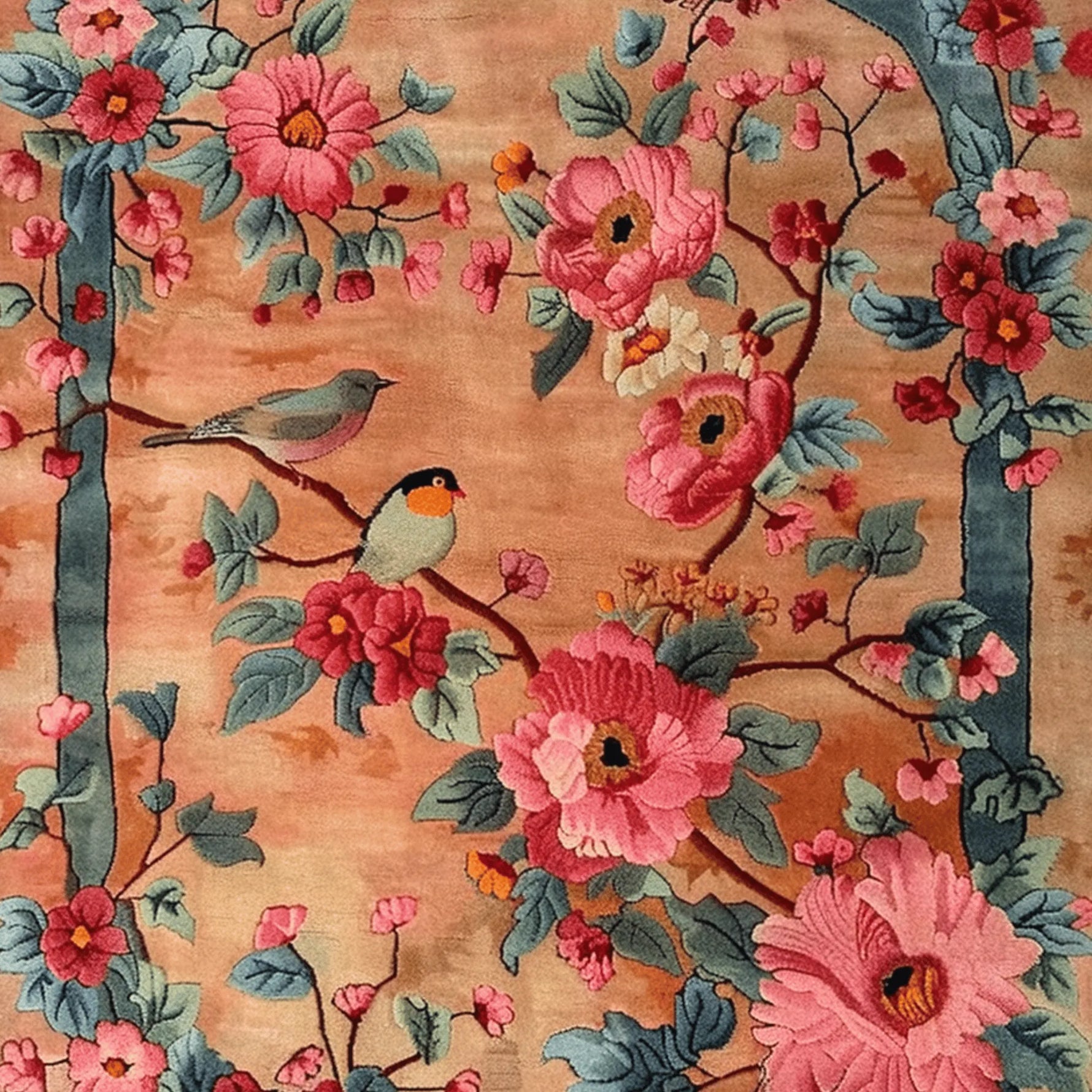 Blooming Symphony Hand Tufted Rug