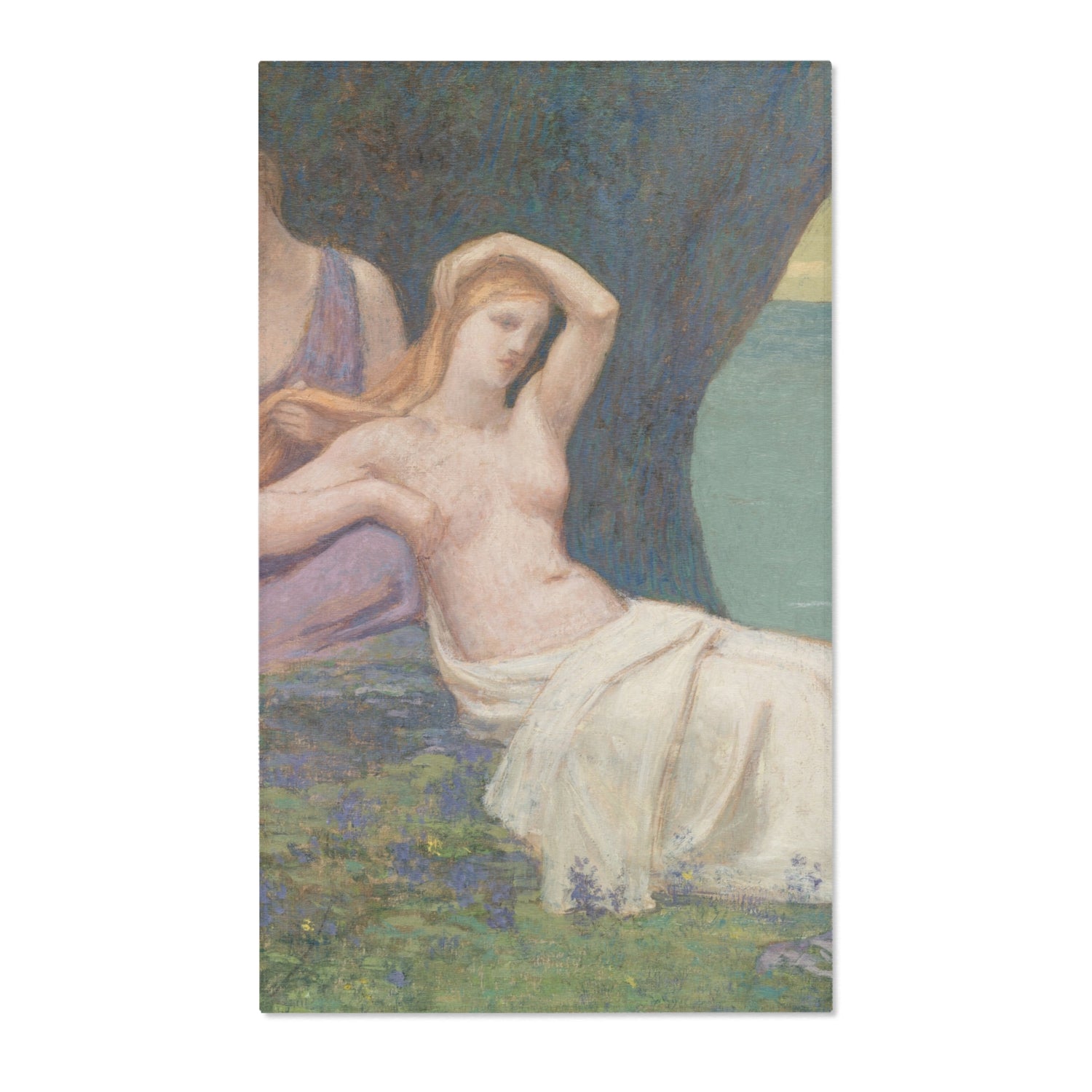 In the Heather - Pierre Puvis de Chavannes Area Rug