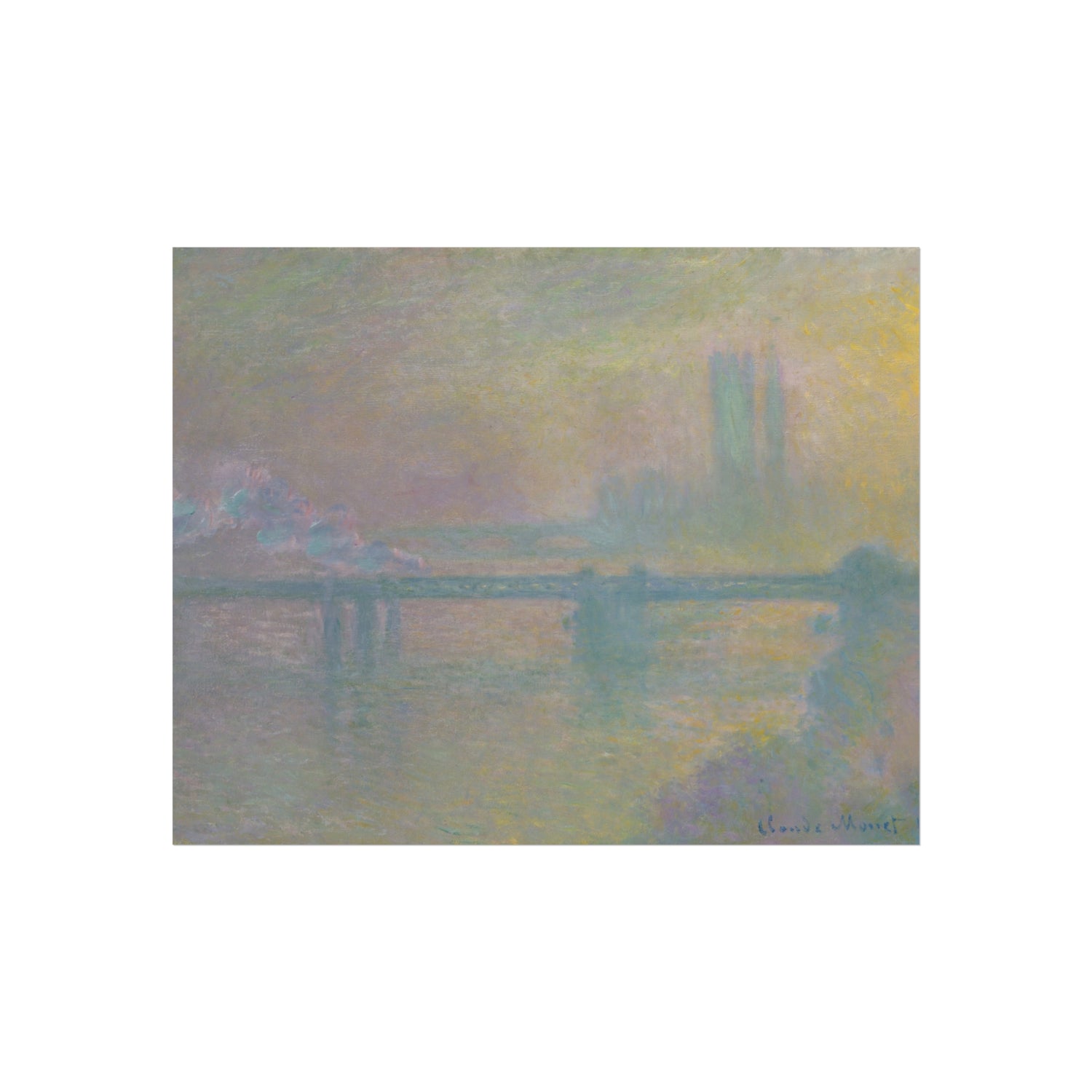 Claude Monet - Charing Cross Bridge, London | Fine Art Poster