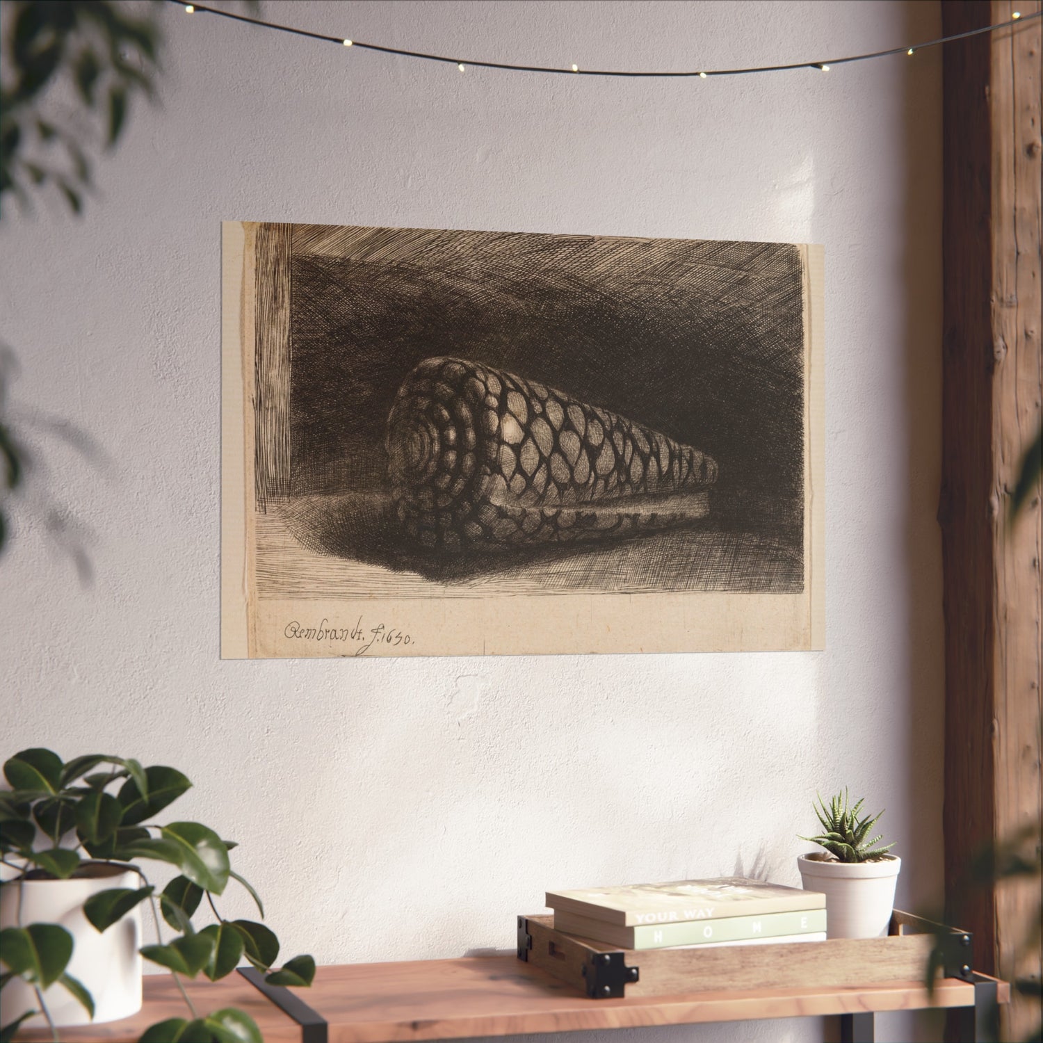 The Shell - Rembrandt van Rijn Fine Art Poster