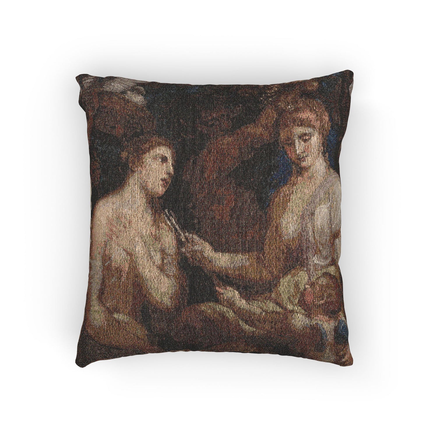 Allegory of Venus and Cupid - Titian Pillow