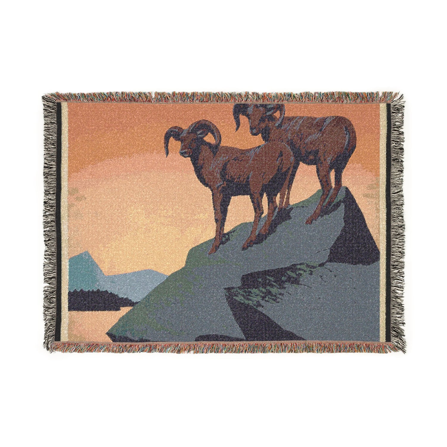 The National Parks Preserve Wild Life Tapestry Blanket
