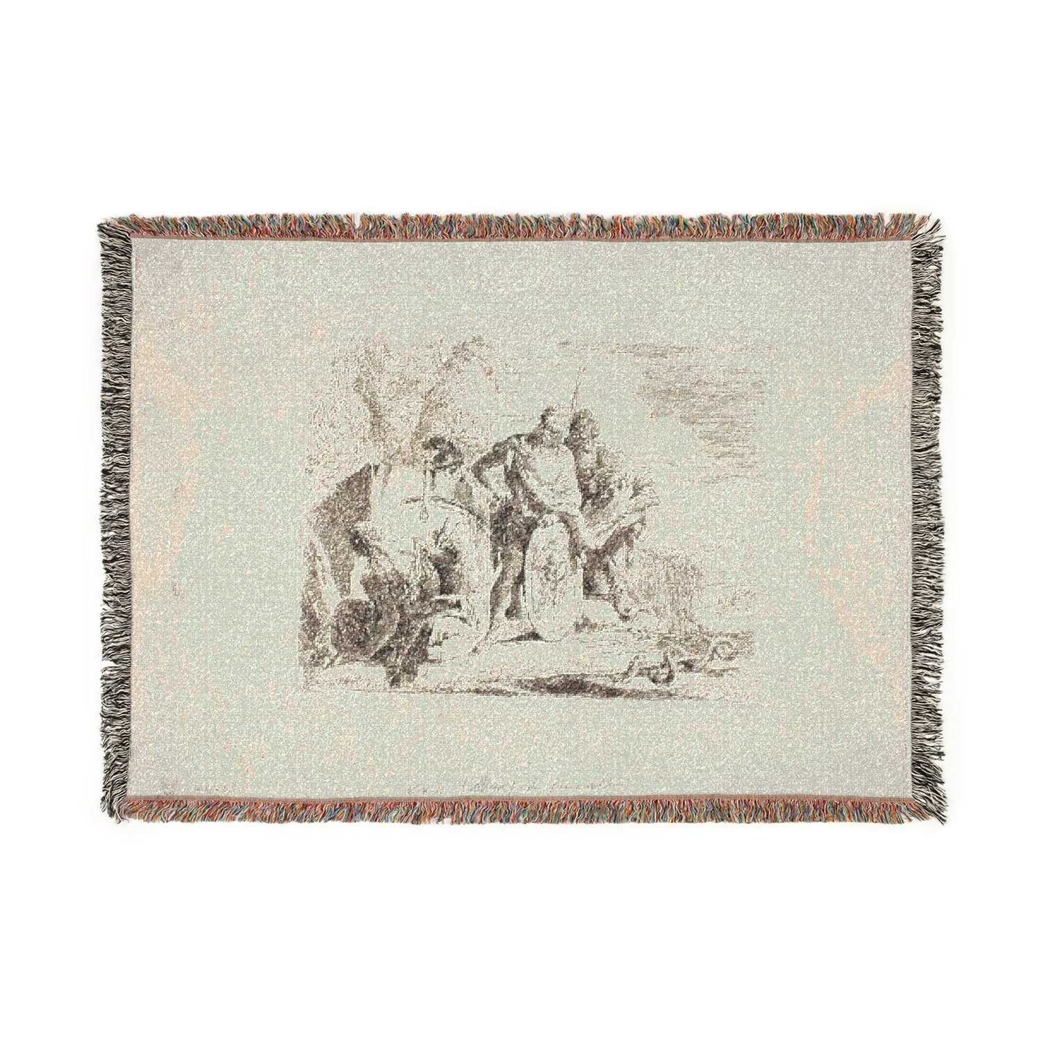The Astrologer and the Young Soldier - Giovanni Battista Tiepolo Tapestry Blanket