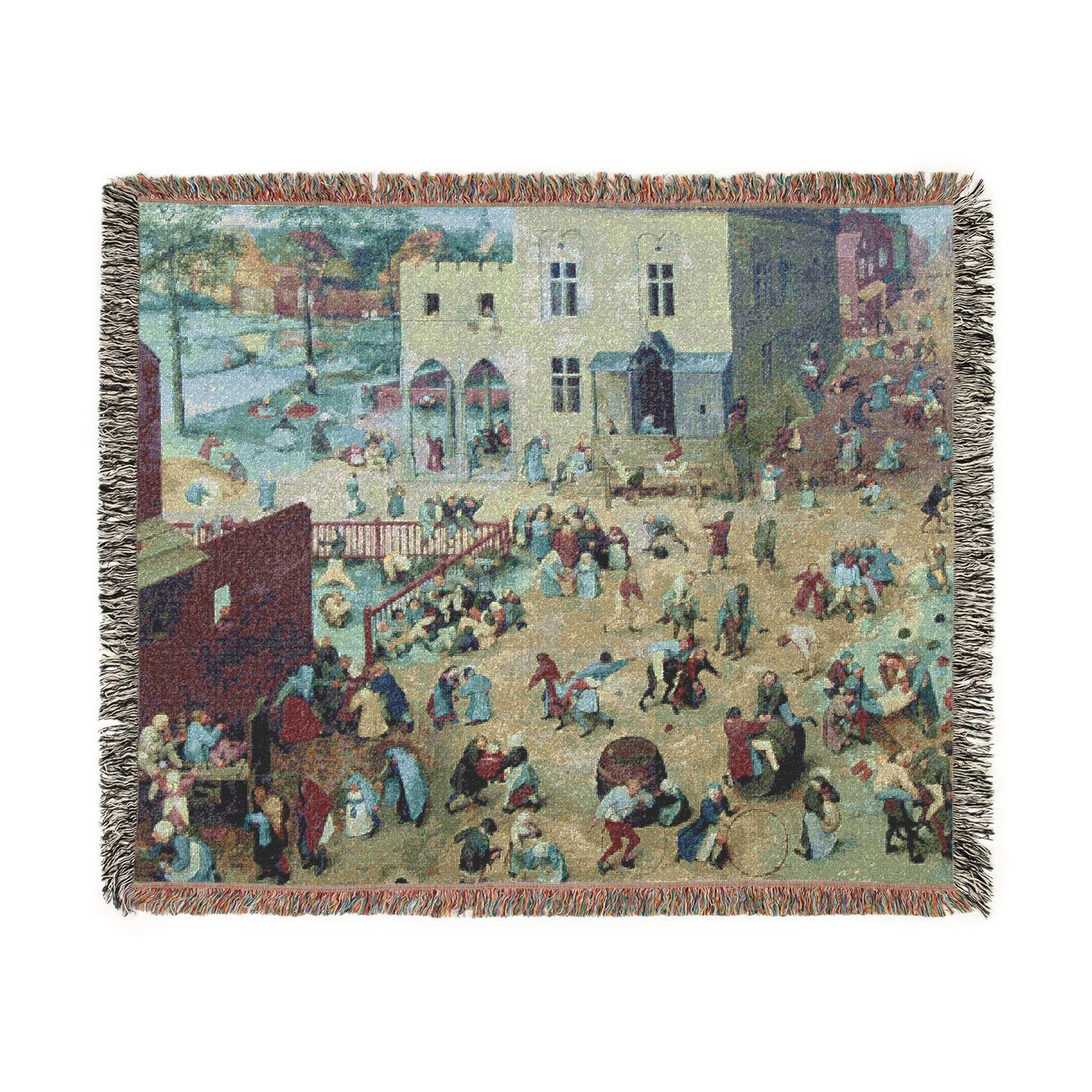 Children's Games - Pieter Bruegel the Elder Tapestry Blanket