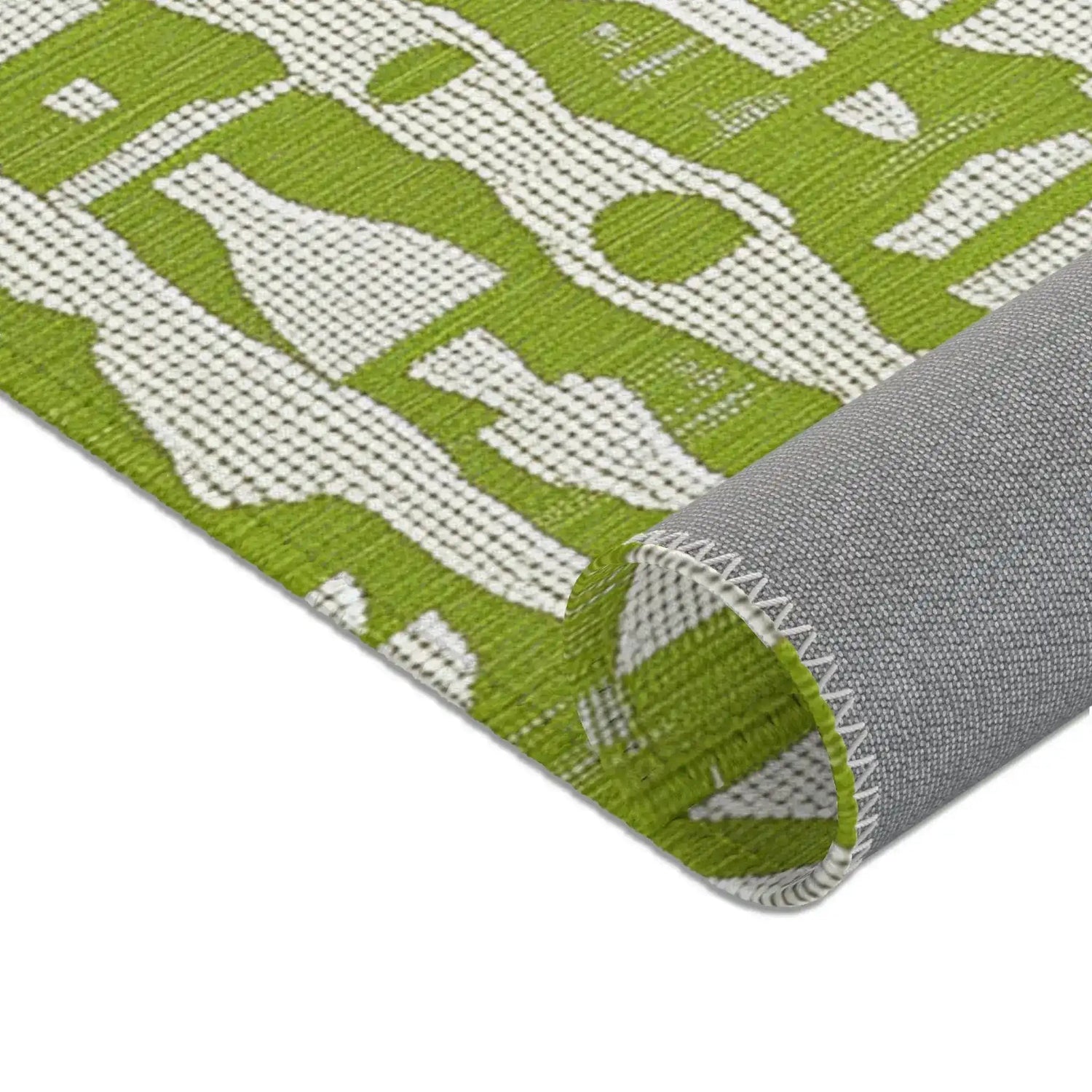 Mid-Mod Lab Glass Accent Rug