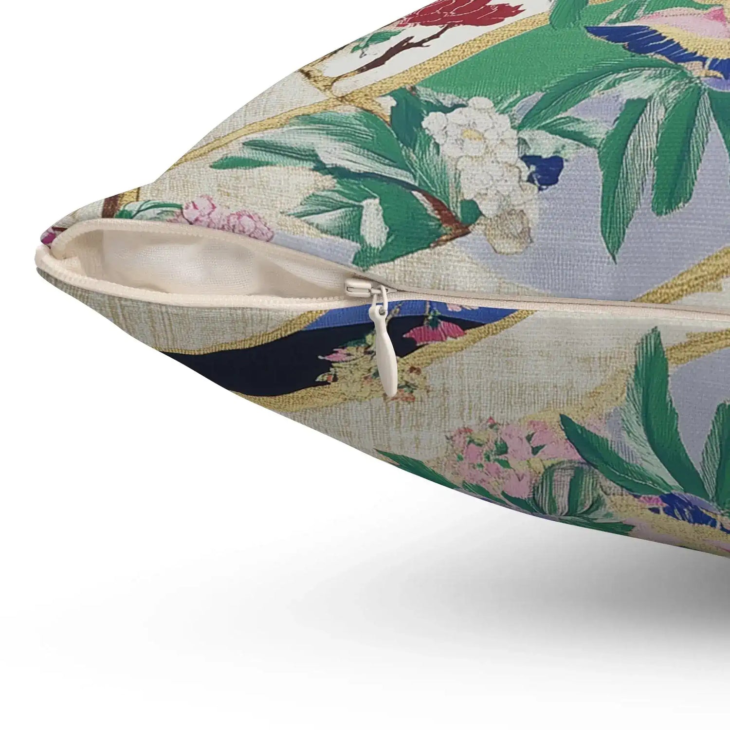 Opulent Garden Stripe Throw Pillow