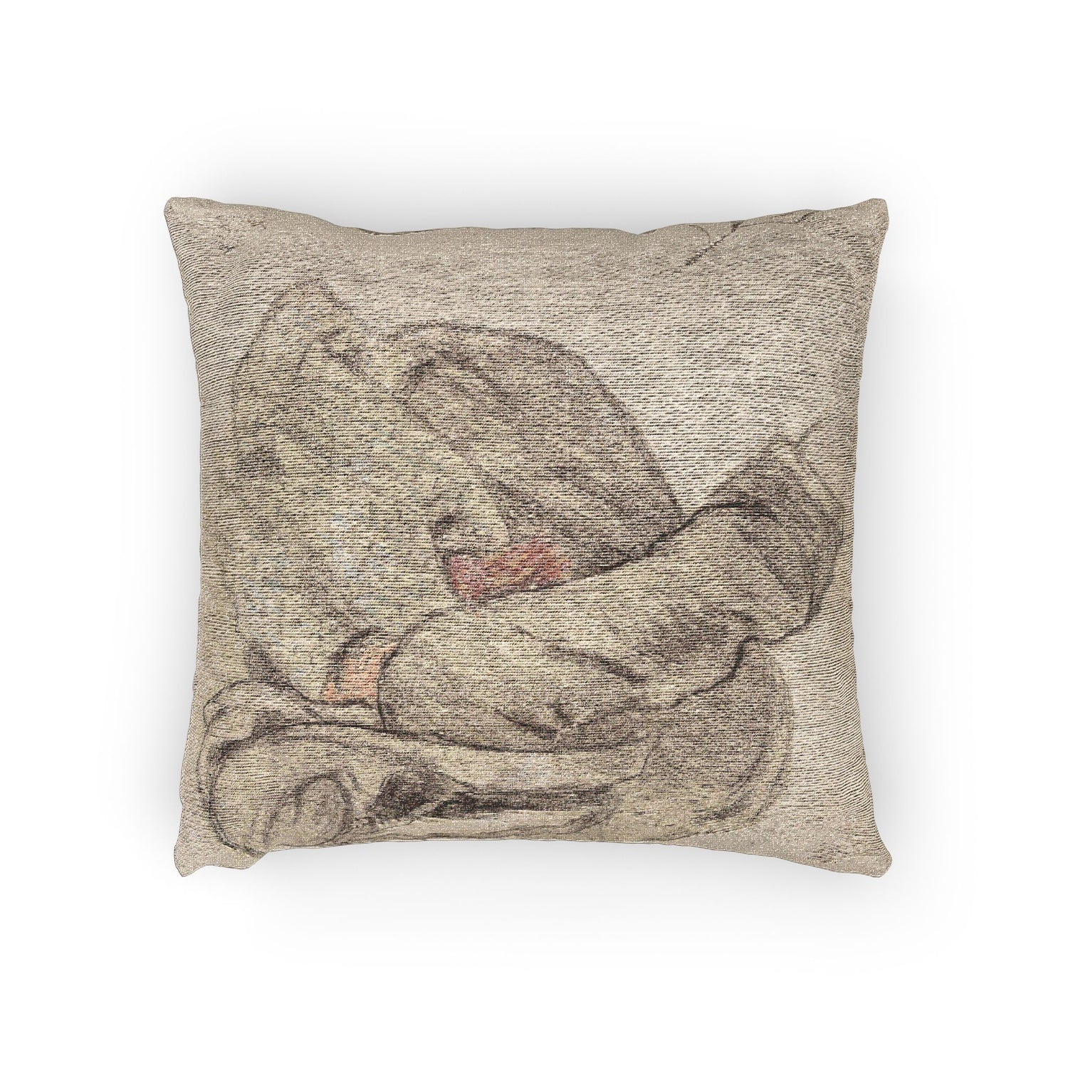 Paul Gauguin - Seated Breton Woman | Woven Pillow