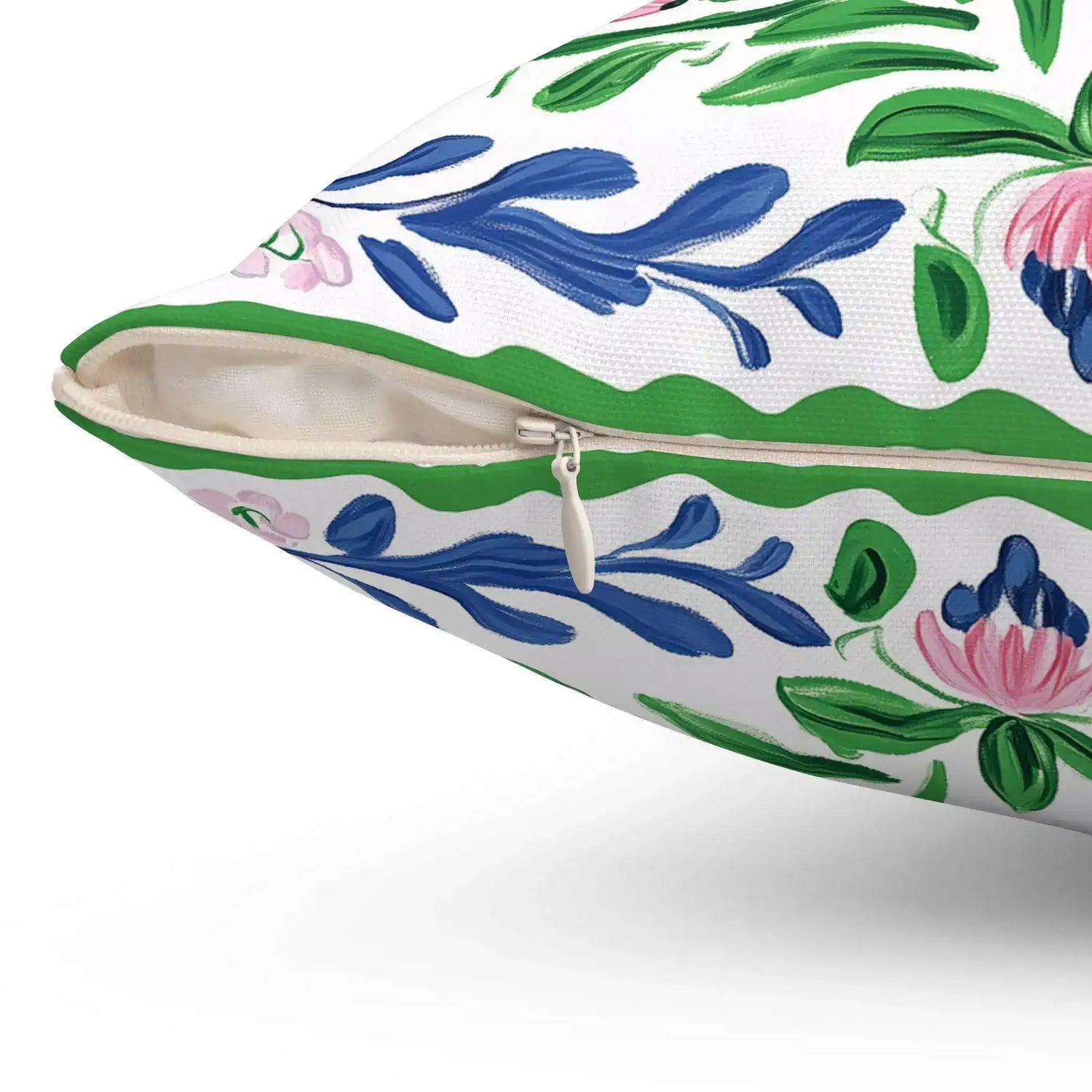 Floral Spirit Face Throw Pillow