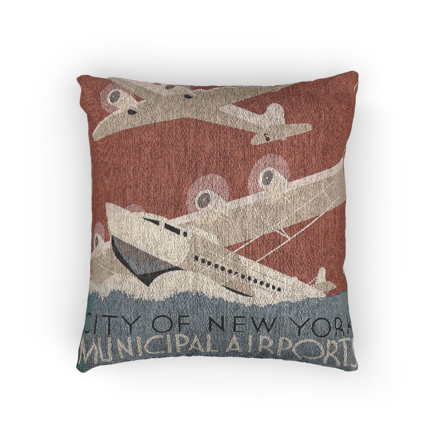 City of New York Municipal Airports Pillow