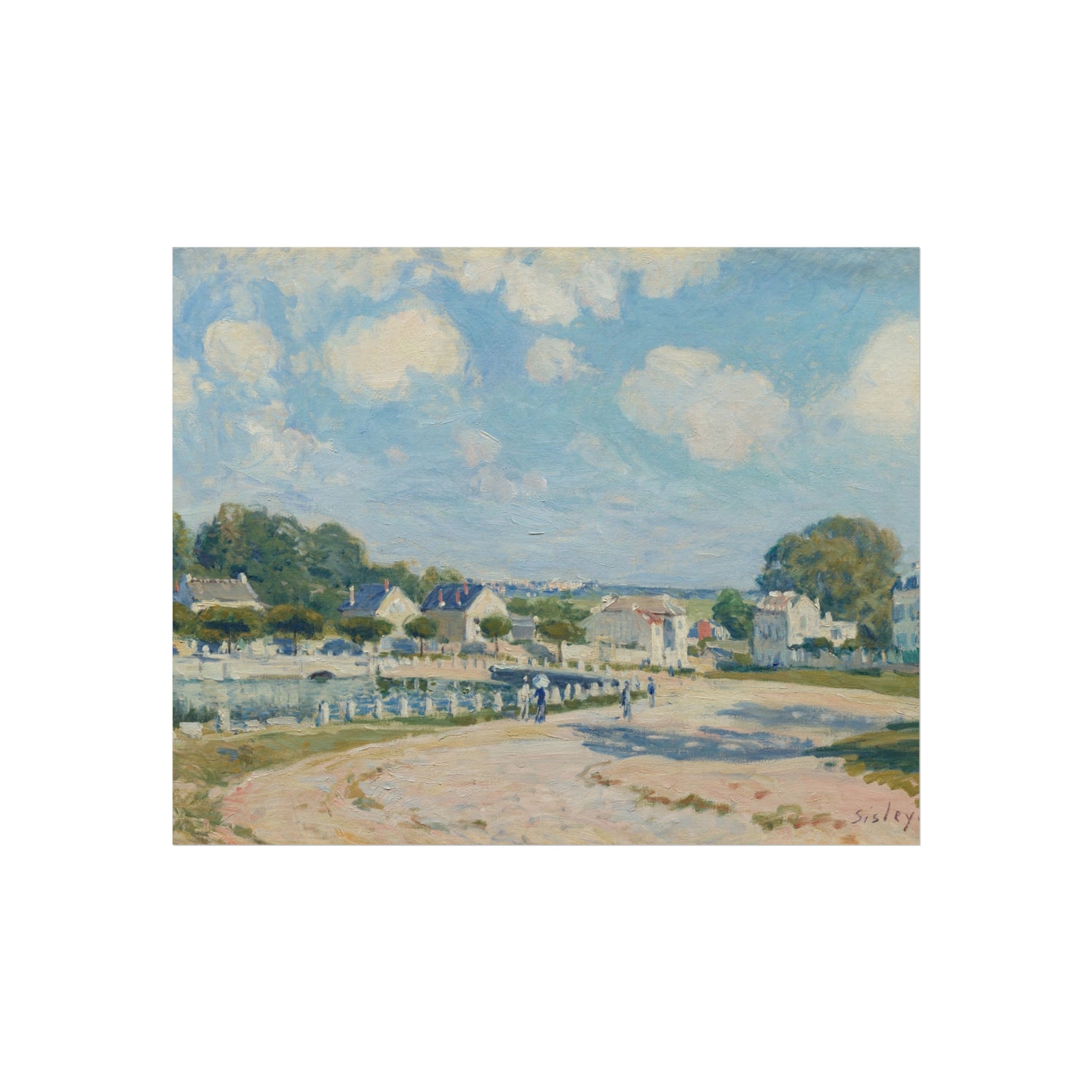 Alfred Sisley - Watering Place at Marly | Fine Art Poster