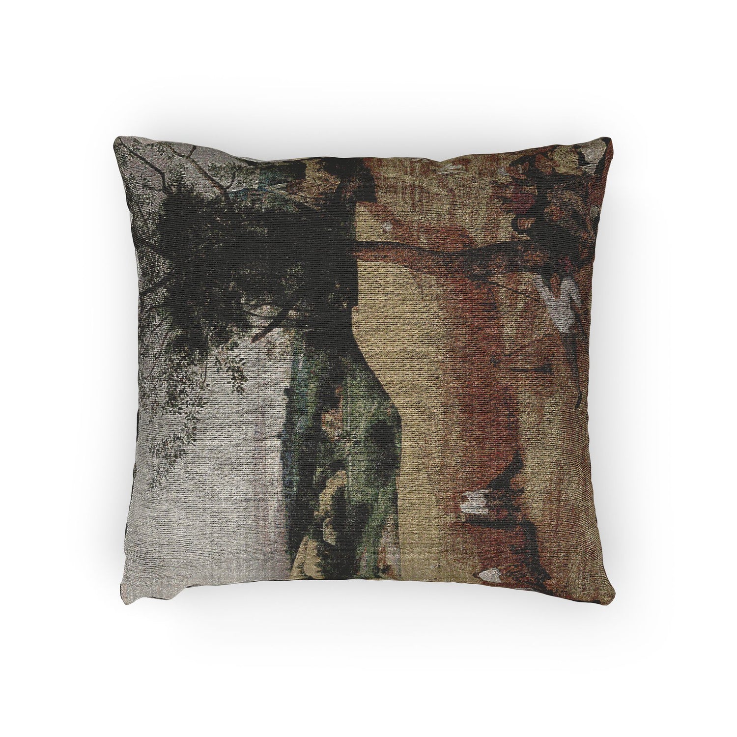Pieter Bruegel the Elder- The Harvesters - Google Art Project | Woven Pillow