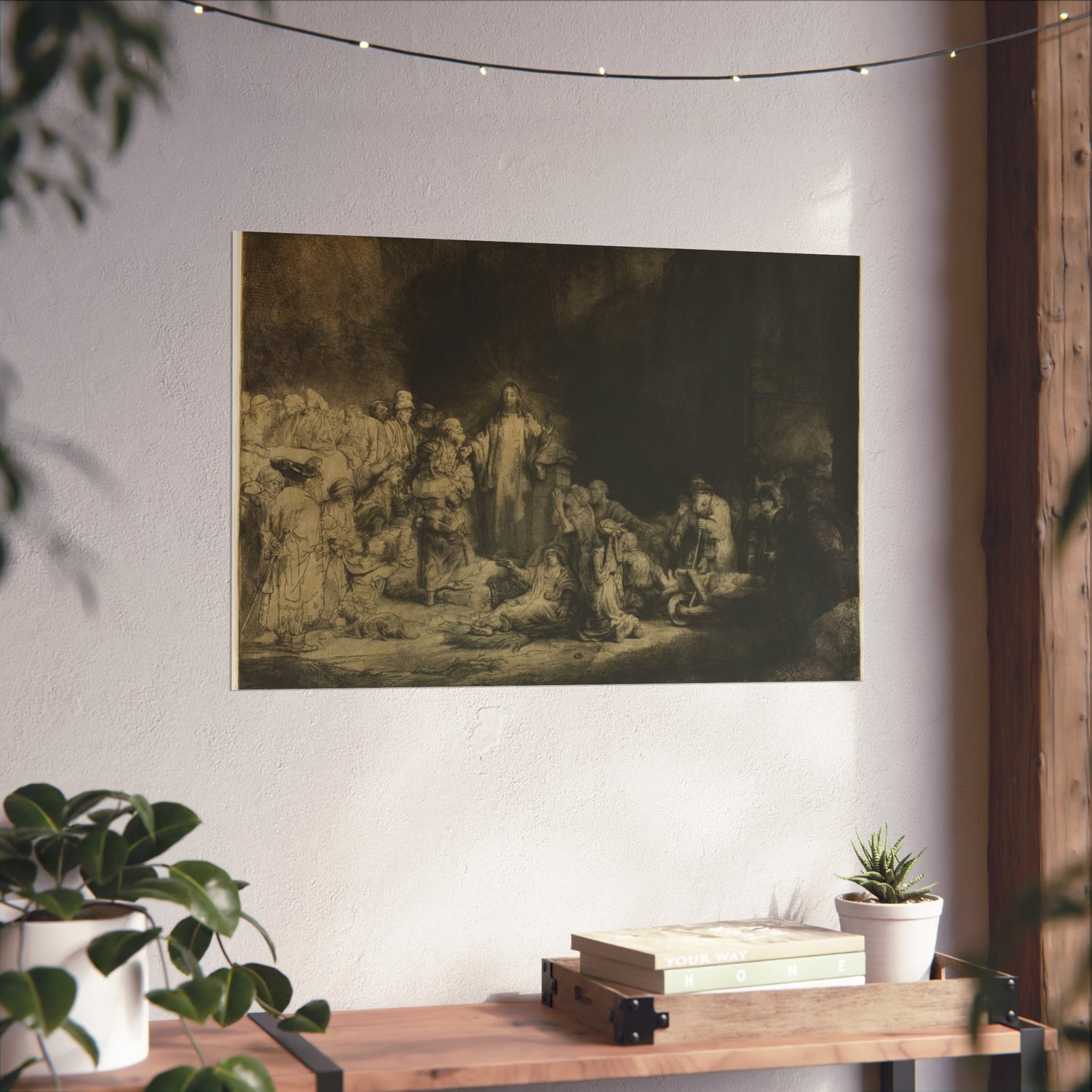 The Hundred Guilder Print - Rembrandt van Rijn Fine Art Poster