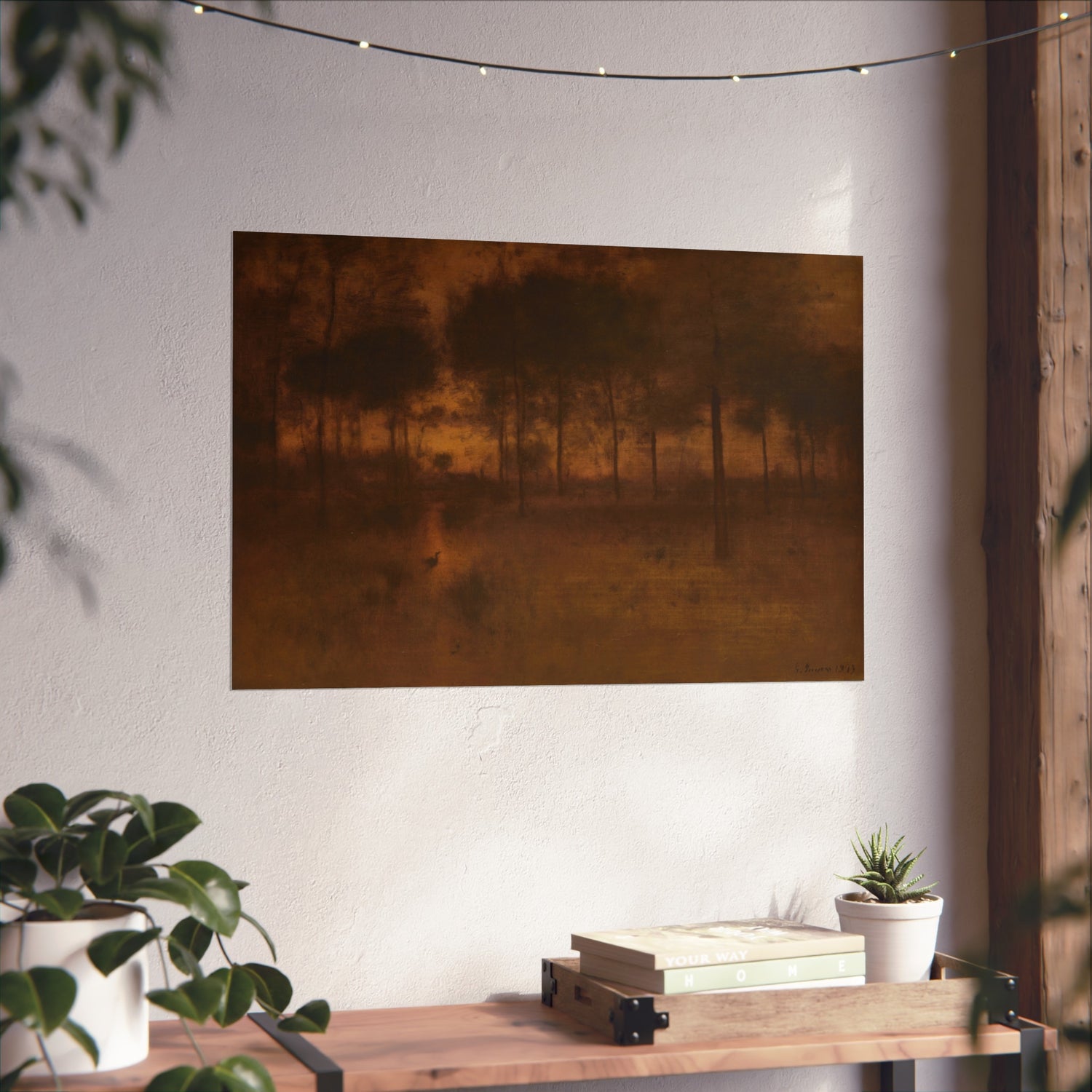 The Home of the Heron - George Inness Fine Art Poster