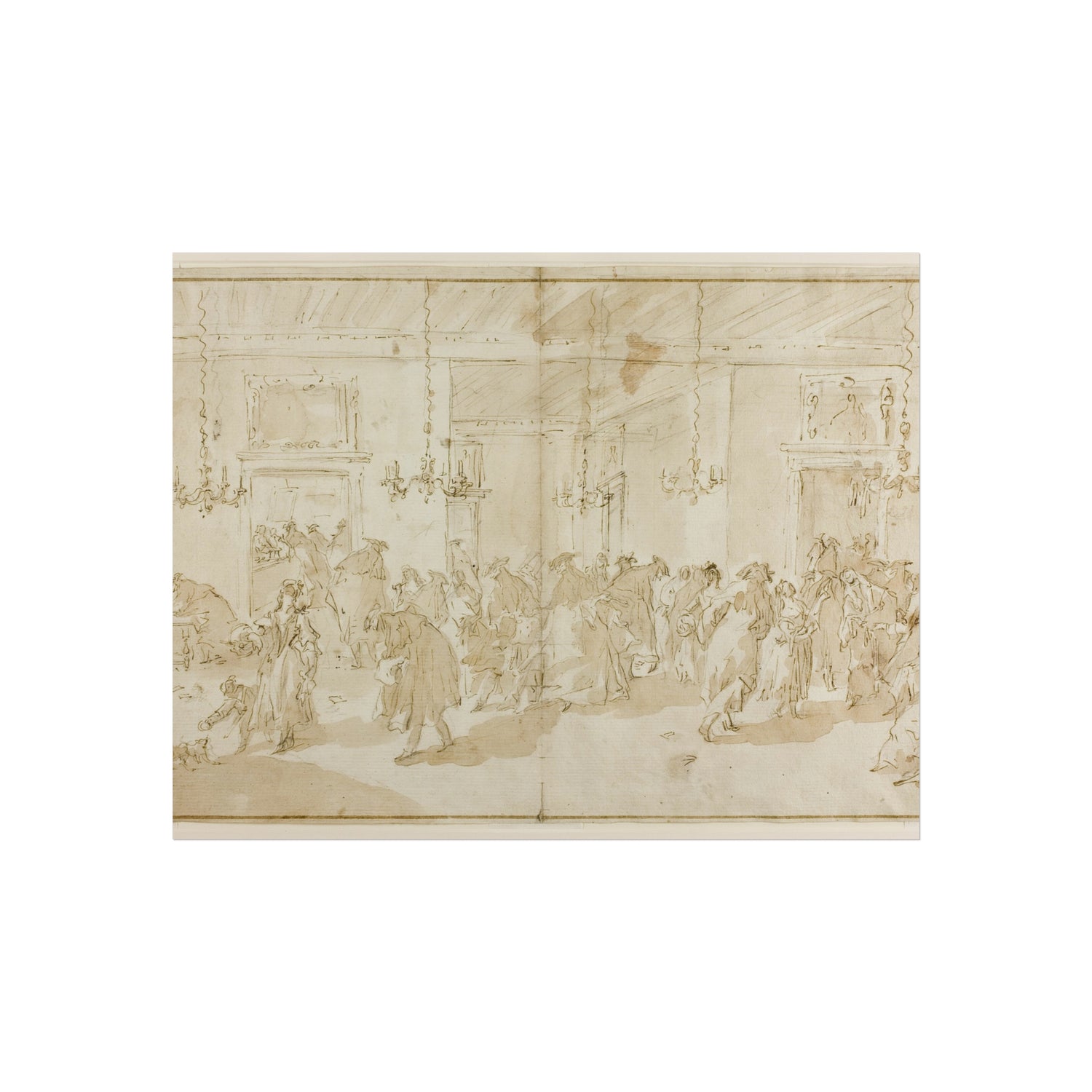 Il Ridotto - Giovanni Antonio Guardi Fine Art Poster