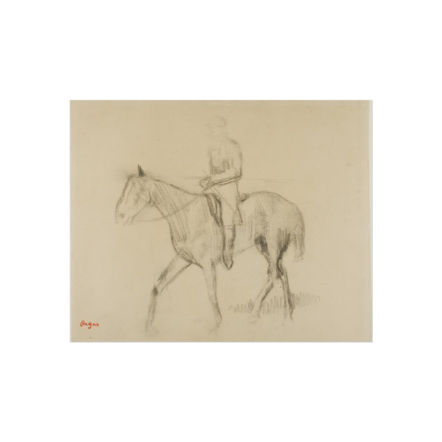 Hilaire Germain Edgar Degas - Horse and Rider | Fine Art Poster