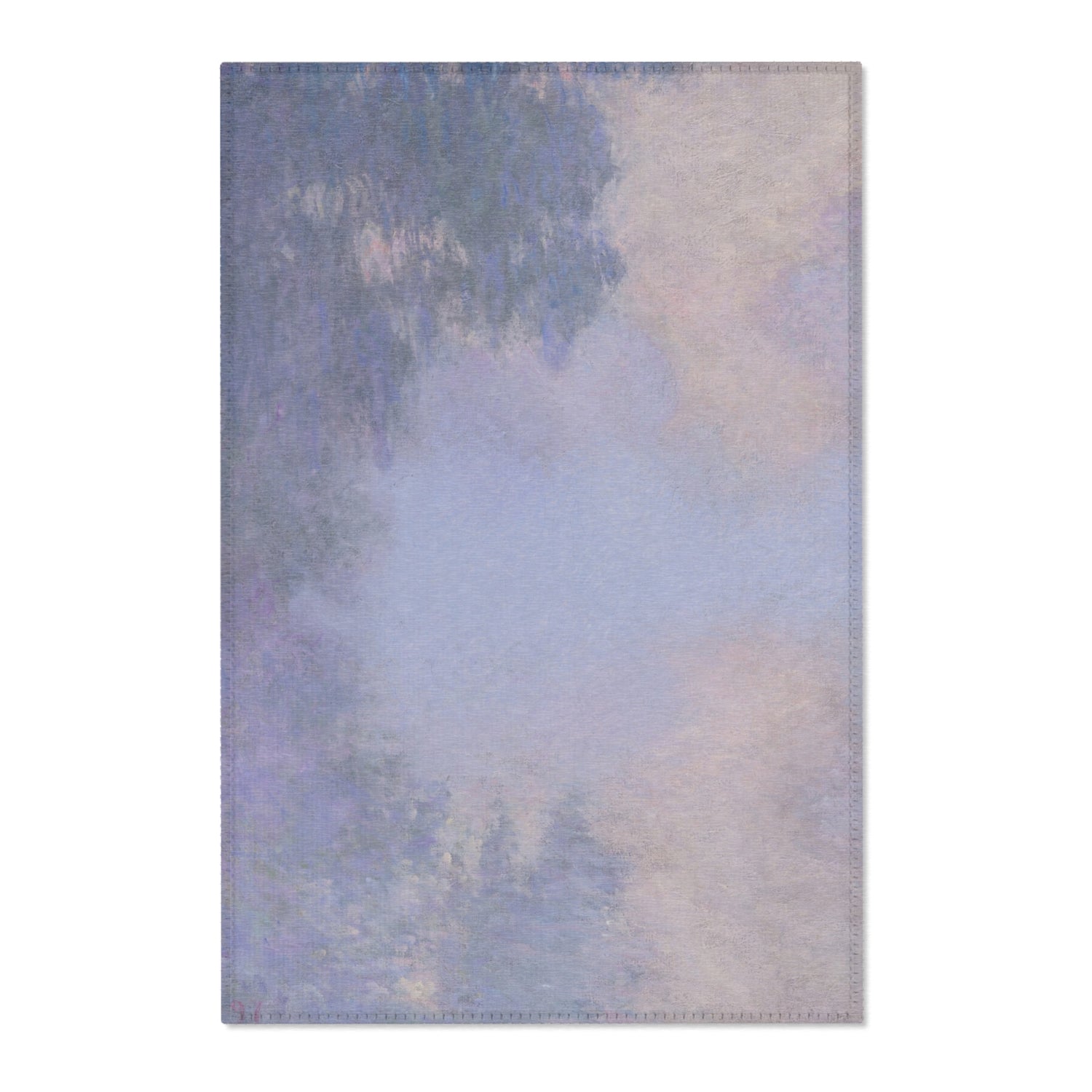 Branch of the Seine near Giverny - Claude Monet Area Rug