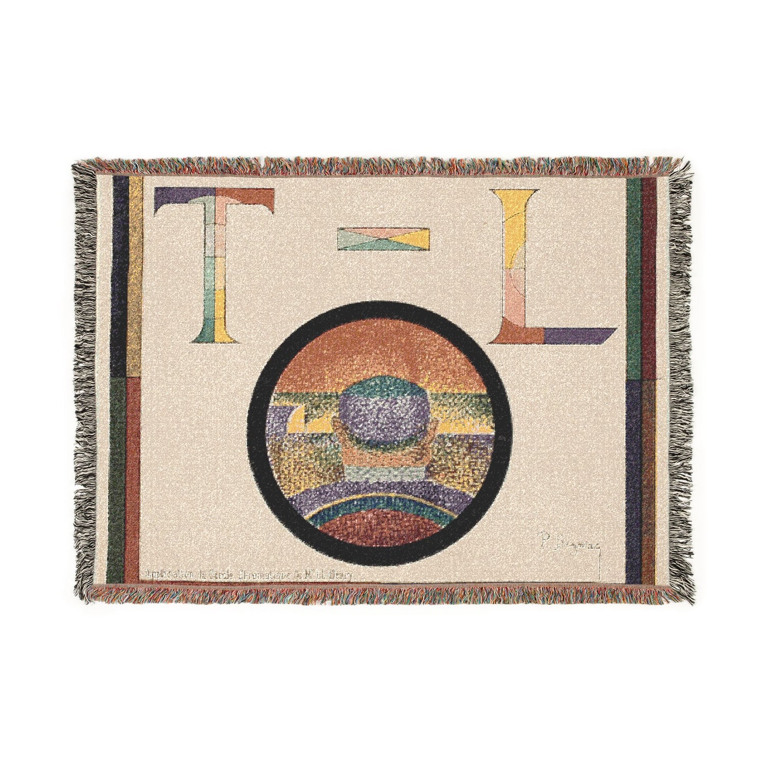 Chromatic Circle - Paul Signac Tapestry Blanket