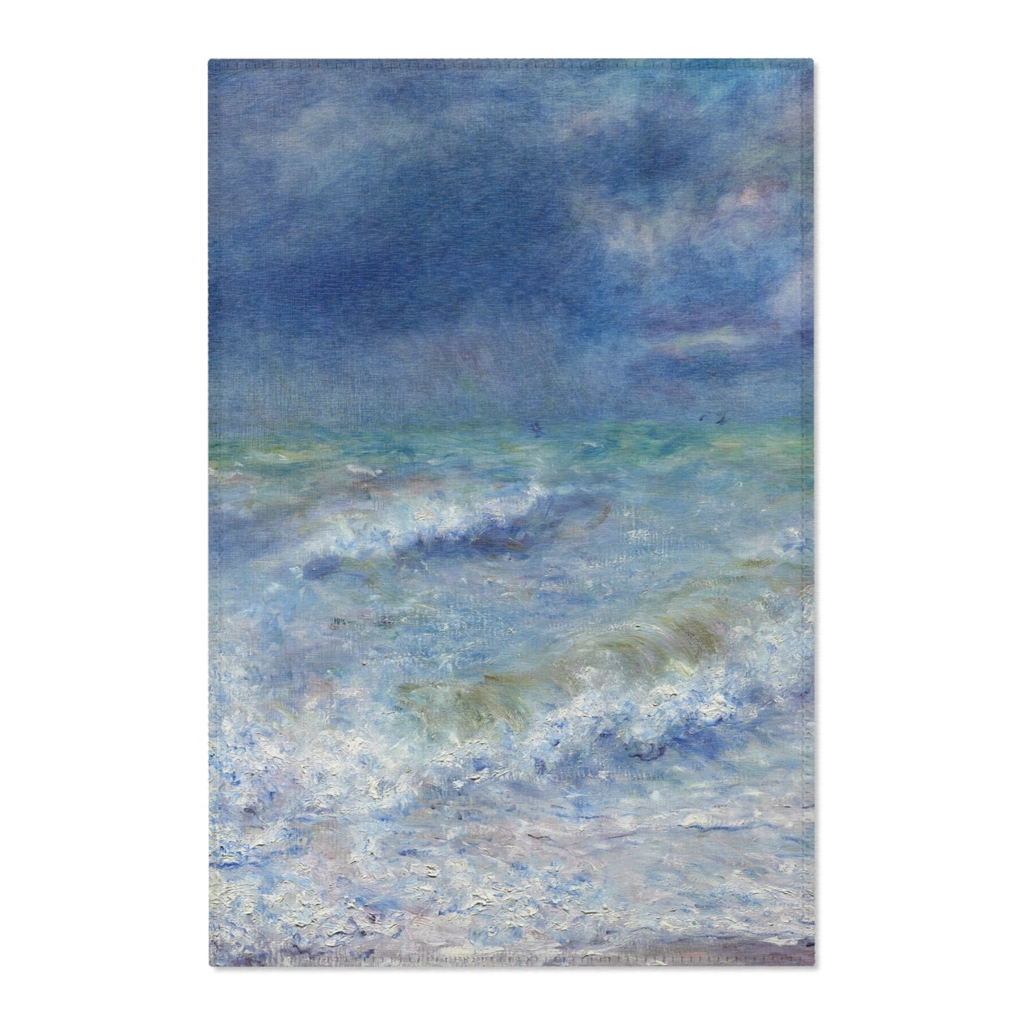 Seascape - Pierre-Auguste Renoir Area Rug