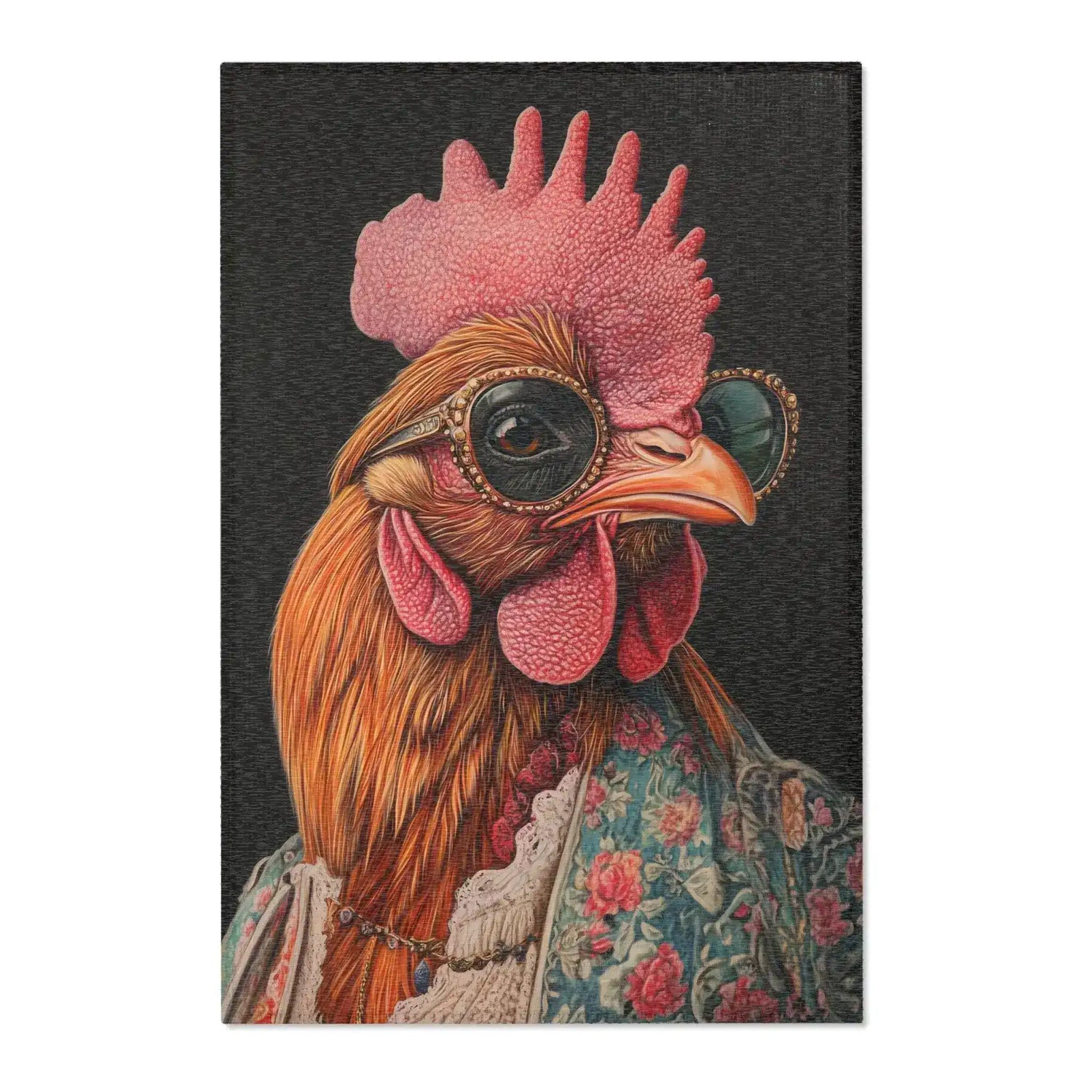 Renaissance Chic The Couture Chicken Rug