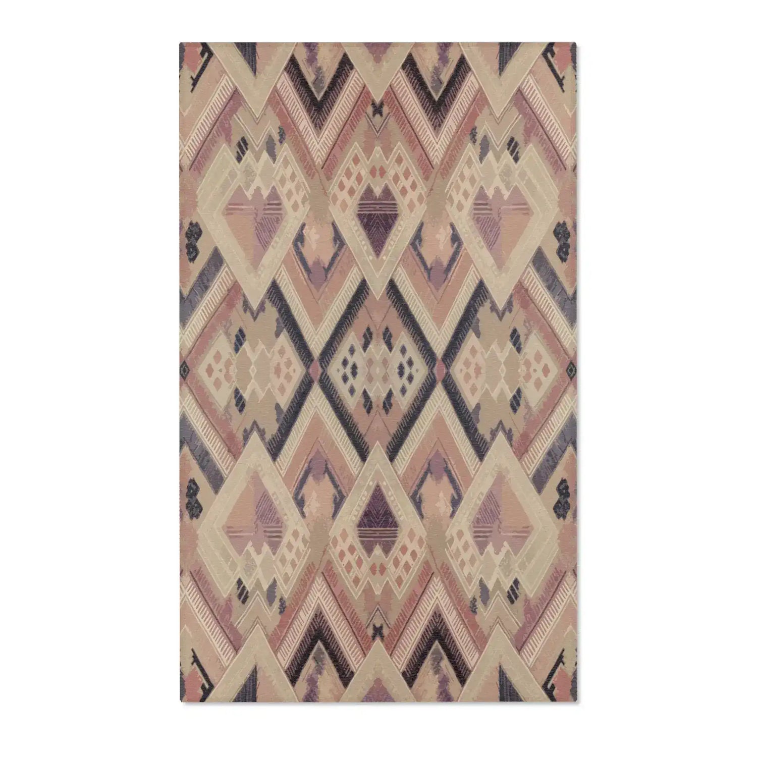 Desert Rose Diamond Accent Rug