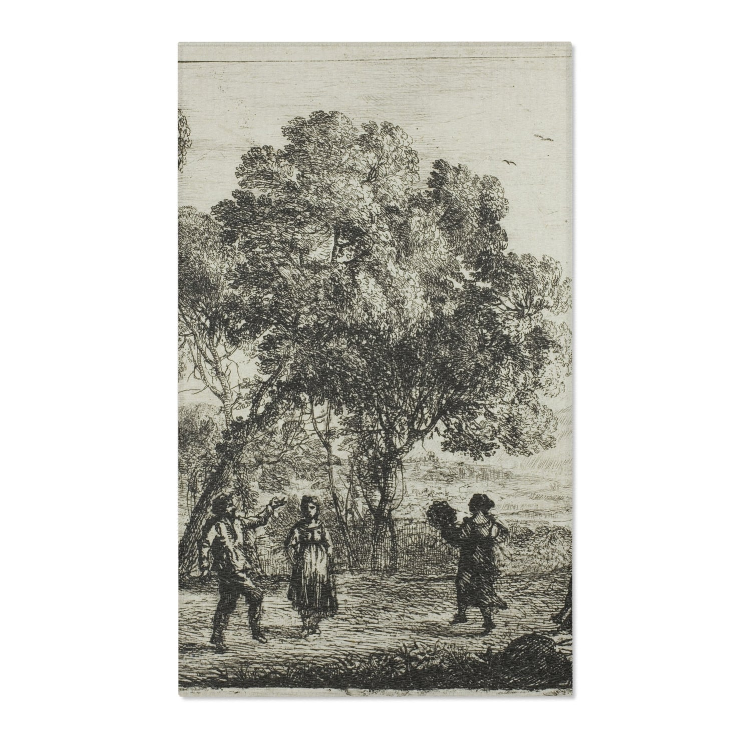The Country Dance - Claude Lorrain Area Rug