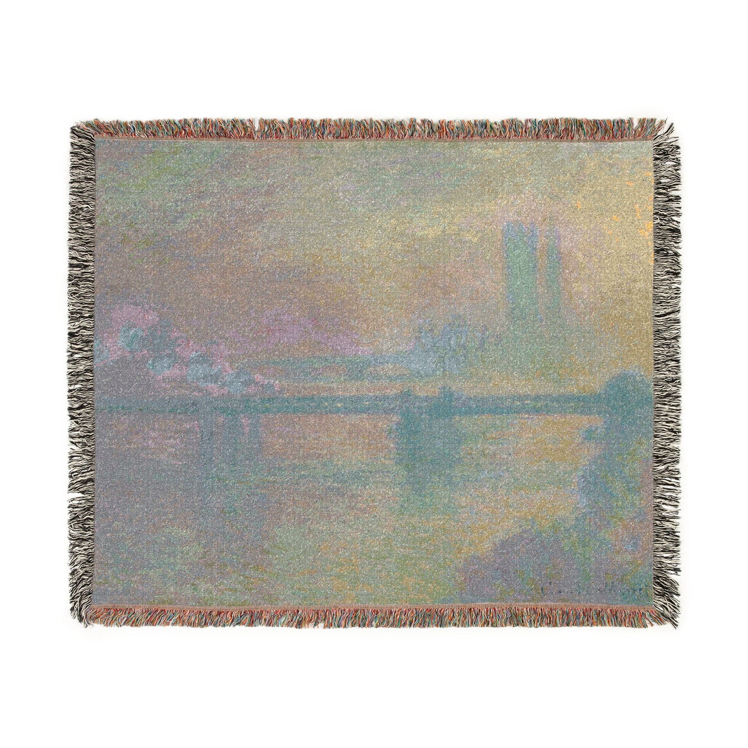 Charing Cross Bridge, London - Claude Monet Tapestry Blanket
