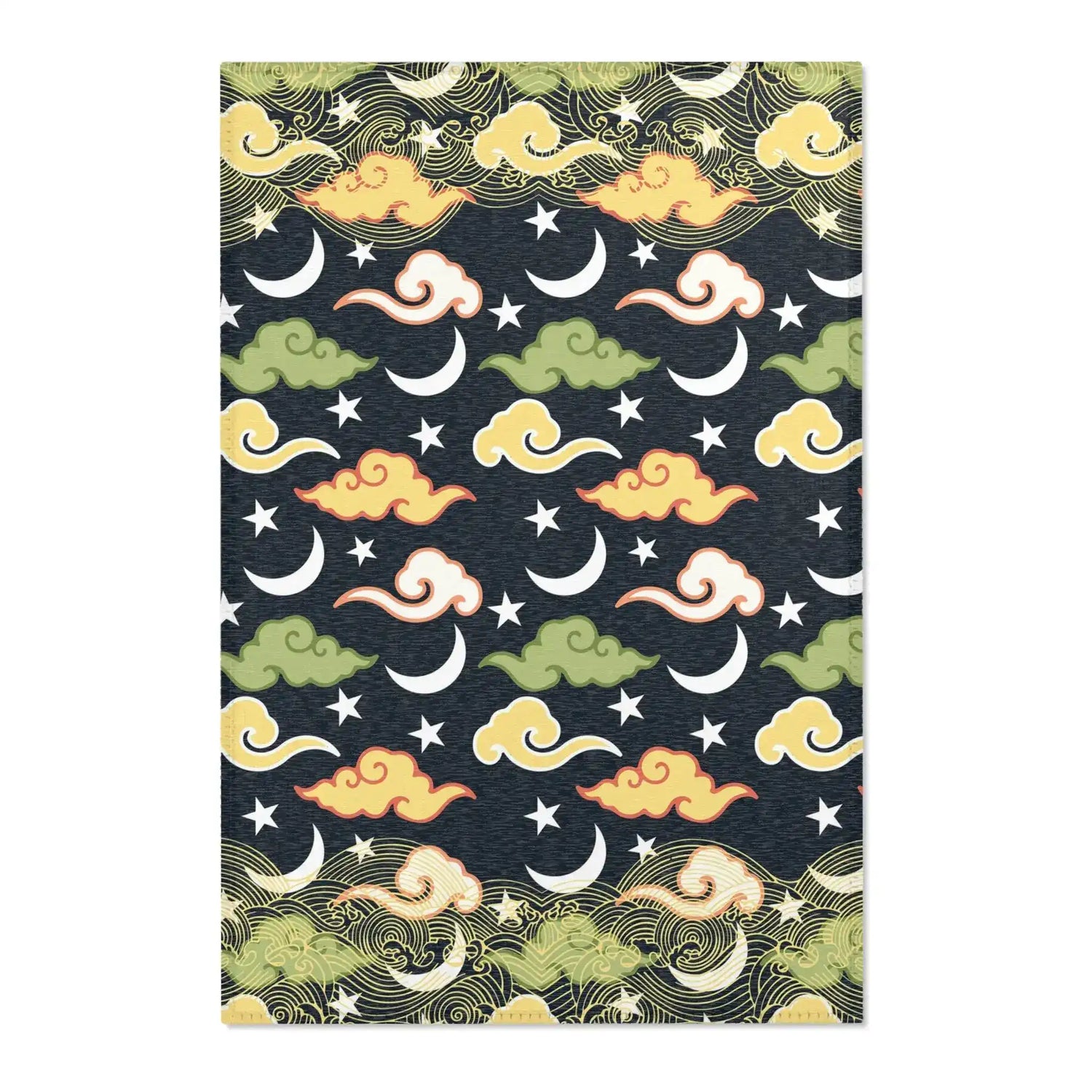 Dreamy Celestial Waves Accent Rug